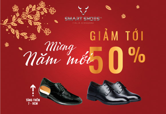 Năm mới mua giày GRINI và SMART SHOES giảm tới 50%